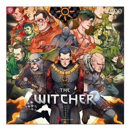 Gaming Puzzle: The Witcher (Wiedźmin) Nilfgaard (500 elementów) Good Loot motyleksiazkowe.pl