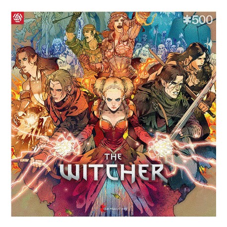 Gaming Puzzle: The Witcher (Wiedźmin) Scoia'tael (500 elementów) Good Loot motyleksiazkowe.pl