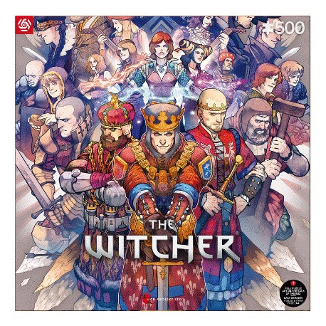 Gaming Puzzle: The Witcher Northern Realms (500 elementów) Good Loot motyleksiazkowe.pl