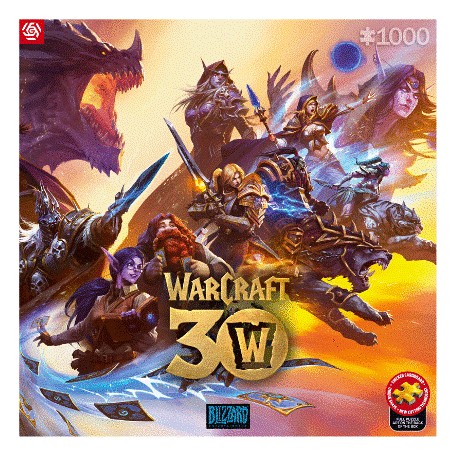 Gaming Puzzle: Warcraft 30th Anniversary (1000 elementów) Good Loot motyleksiazkowe.pl