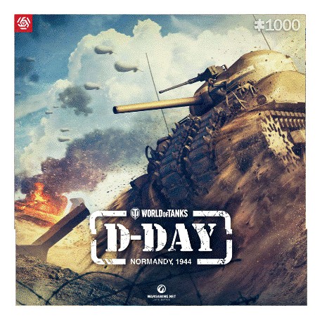 Gaming Puzzle: World of Tanks D-Day (1000 elementów) Good Loot motyleksiazkowe.pl