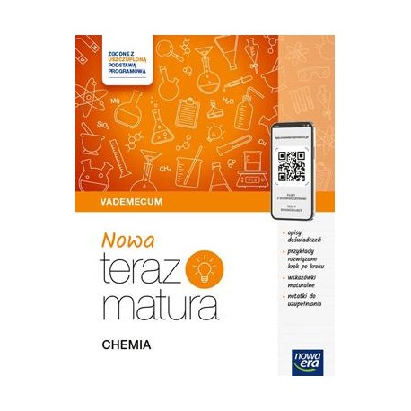 Nowa teraz matura 2024/2025 Chemia Vademecum zakres rozszerzony motyleksiazkowe.pl