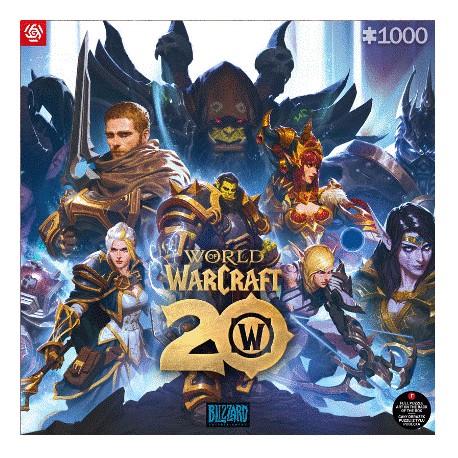 Gaming Puzzle: World of Warcraft 20th Anniversary (1000 elementów) Good Loot motyleksiazkowe.pl