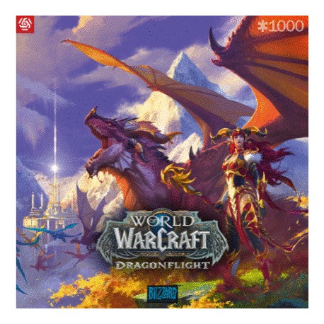 Gaming Puzzle: World of Warcraft Dragonflight Alexstrasza (1000 elementów) Good Loot motyleksiazkowe.pl
