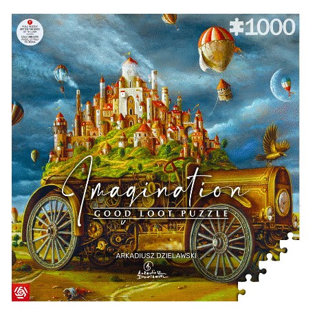 Imagination Puzzle: Arkadiusz Dzielawski Wielka Przeprowadzka / Big Move (1000 elementów) Good Loot motyleksiazkowe.pl