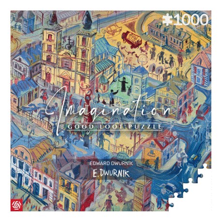 Imagination Puzzle: Edward Dwurnik Radzymin (1000 elementów) Good Loot motyleksiazkowe.pl