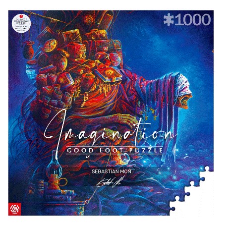 ImaginaPuzzle Imagination Puzzle: Sebastian Moń Ciężar doświadczeń / The burden of experiences (1000 elementów) Good Loot motyle