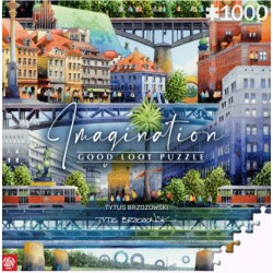 Imagination Puzzle: Tytus Brzozowski Warszawskie mosty (1000 elementów)