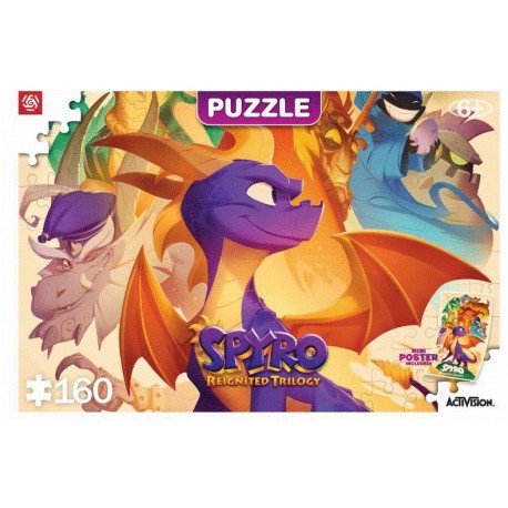 Kids Puzzle: Spyro Reignited Trilogy: Heroes (160 elementów) Good Loot motyleksiazkowe.pl
