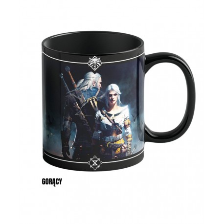 The Witcher 3 Geralt & Ciri Heat Reveal Mug Good Loot motyleksiazkowe.pl