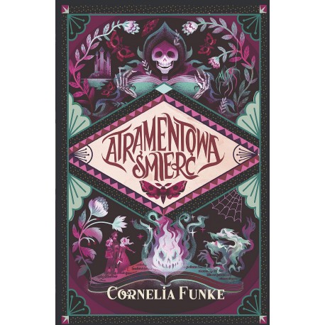 Atramentowa śmierć Cornelia Funke motyleksiazkowe.pl