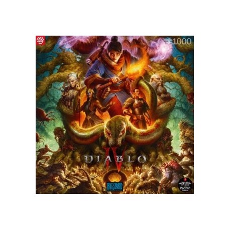 Puzzle Gaming Puzzle: Diablo IV Horadrim (1000 elementów) Good Loot motyleksiazkowe.pl
