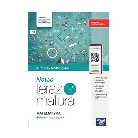 Nowa teraz matura 2025/2026 Matematyka Arkusze maturalne zakres podstawowy motyleksiazkowe.pl