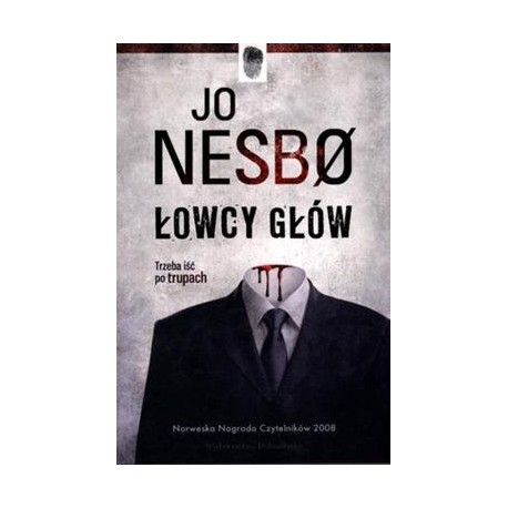 Łowcy głów Jo Nesbo motyleksiazkowe.pl