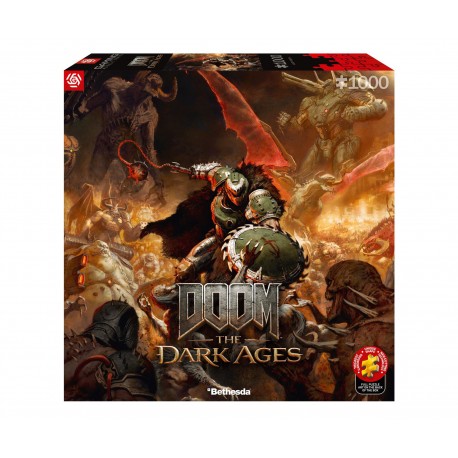 Gaming Puzzle: Doom The Dark Ages Slayer's Rage 1000 element Good Loot motyleksiazkowe.pl