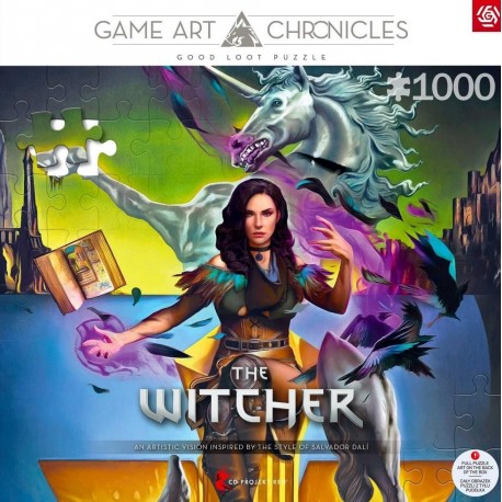 Game Art Chronicles Puzzle: The Witcher Yennefer & Salvador Good Loot motyleksiazkowe.pl