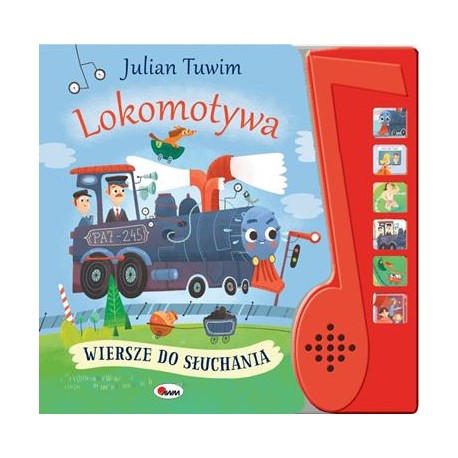 Wiersze do słuchania. Lokomotywa Julian Tuwim motyleksiazkowe.pl