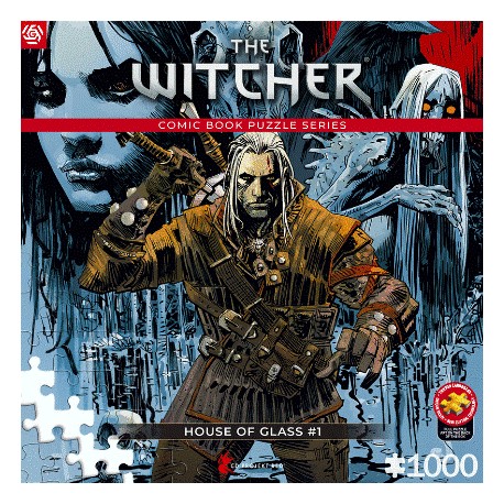 Comic Book Puzzle: The Witcher (Wiedźmin) House of Glass (1000 elementów) Good Loot motyleksiazkowe.pl