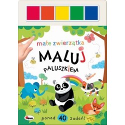 Maluj paluszkiem Małe zwierzątka motyleksiazkowe.pl