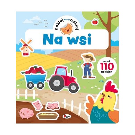 Naklej odklej Na wsi motyleksiazkowe.pl