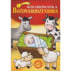 Kolorowanka Bożonarodzeniowa praca zbiorowa motyleksiazkowe.pl