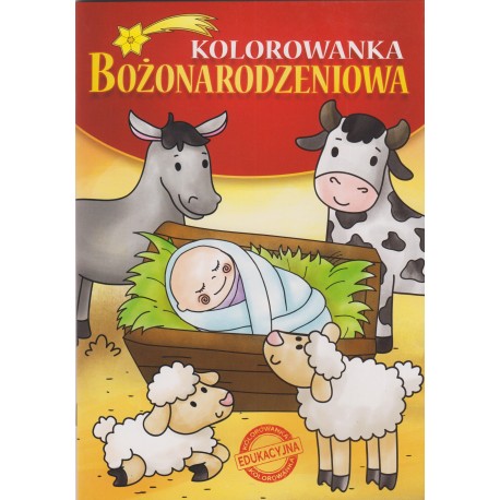 Kolorowanka Bożonarodzeniowa praca zbiorowa motyleksiazkowe.pl