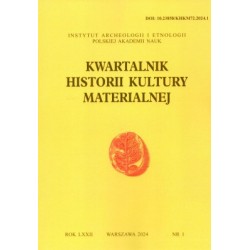Kwartalnik Historii Klultury Materialnej 72//1 2024 motyleksiazkowe.pl