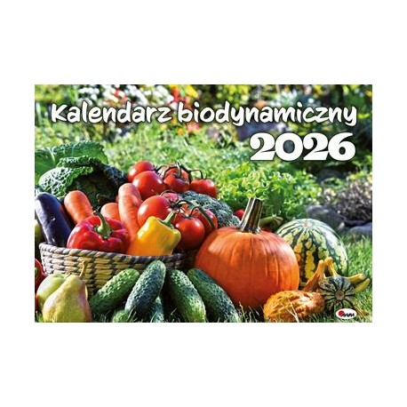 Kalendarz 2026 Biodynamiczny motyleksiazkowe.pl