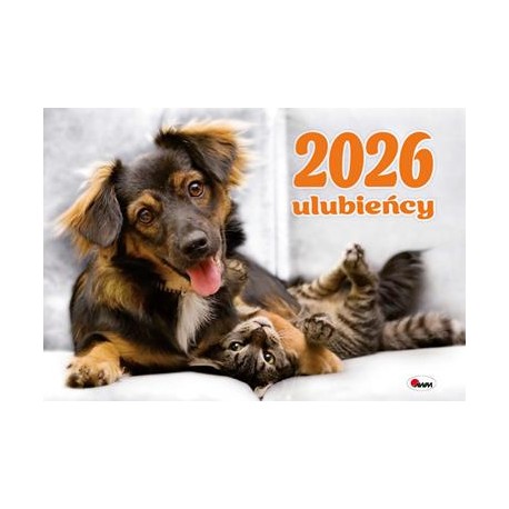 Kalendarz 2026 Ulubieńcy motyleksiazkowe.pl