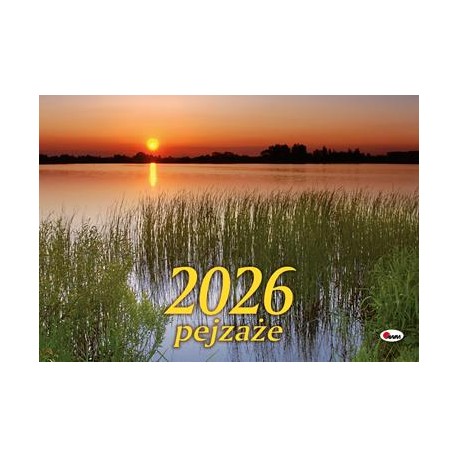 Kalendarz 2026 Pejzaże motyleksiazkowe.pl