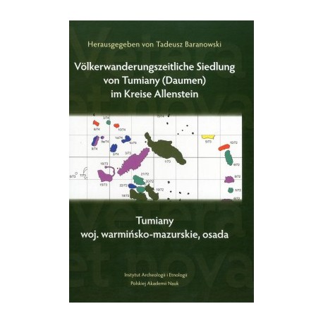 Tumiany, woj. warmińsko-mazurskie, osada. Völkerwanderungszeitliche Siedlung von Tumiany (Daumen) im Kreise Allenstein