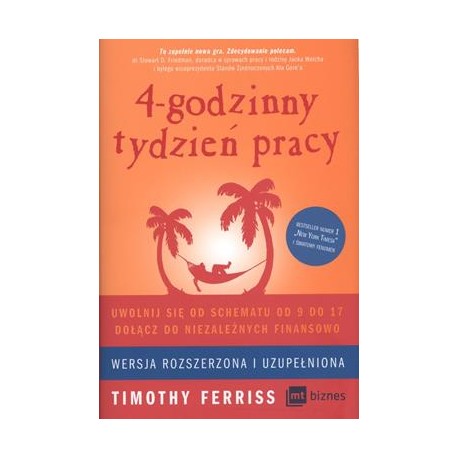 4-godzinny tydzień pracy Timothy Ferriss motyleksiazkowe.pl