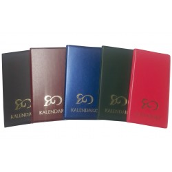 Kalendarz kieszonkowy Piotruś 2026 Mix kolorów motyleksiazkowe.pl