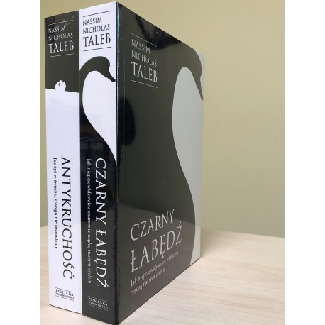PAKIET Czarny łabędź / Antykruchość Nassim Nicholas Taleb motyleksiazkowe.pl