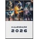 Kalendarz zwierzęta w kosmosie 2026 motyleksiazkowe.pl