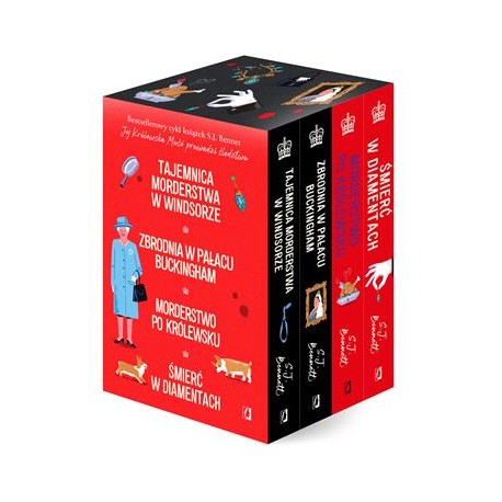 Pakiet Jej Królewska Mość prowadzi śledztwo SJ Bennett motyleksiazkowe.pl