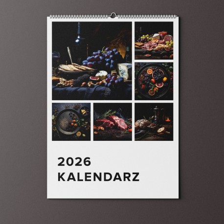 Kalendarz 2026 Smakowitości motyle ksiazkowe.pl