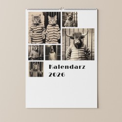 Kalendarz 2026 Zwierzęta za kratami