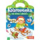 Kolorowanka na zimę i święta. Książeczka z naklejkami motyleksiazkowe.pl