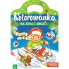 Kolorowanka na zimę i święta. Książeczka z naklejkami