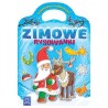 Zimowe rysowanki. Książeczka z naklejkami