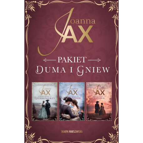 Pakiet "Duma i gniew"  Joanna Jax motyleksiazkowe.pl