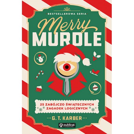 Merry Murdle. 25 zabójczo świątecznych zagadek logicznych G. T. Karber motyleksiazkowe.pl