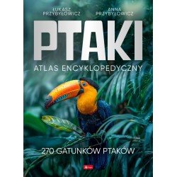 PTAKI ATLAS ENCYKLOPEDYCZNY Przybyłowicz Anna motyleksiazkowe.pl