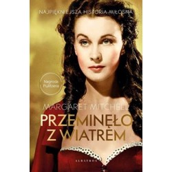 Przeminęło z wiatrem /okładka filmowa Margaret Mitchel motyleksiazkowe.pl