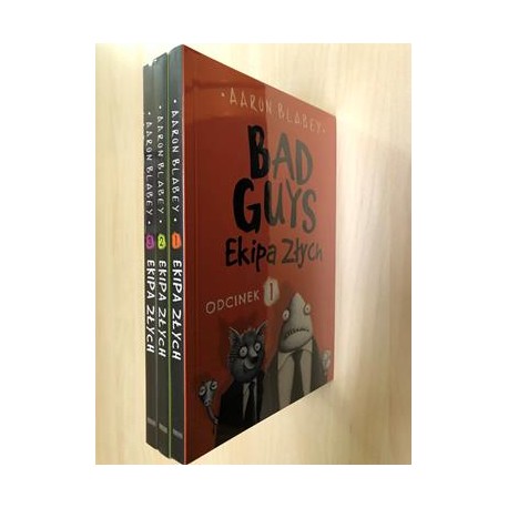 Pakiet Bad Guys Ekipa złych Tom 1-3 Aaron Blabey motyleksiazkowe.pl