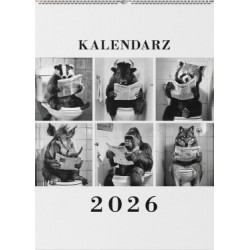 Kalendarz 2026 Zwierzęta na siedząco