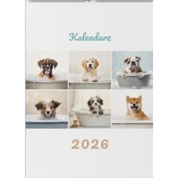 Kalendarz 2026 Słodkie szczeniaki