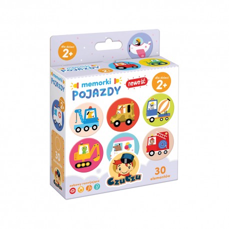 Memorki Pojazdy dla dzieci: 2+ CzuCzu motyleksiazkowe.pl