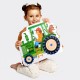 Moto puzzle Traktor dla dzieci: 2+, 3+ CzuCzu motyleksiazkowe.pl